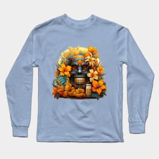 Tropical Vacation Design Long Sleeve T-Shirt